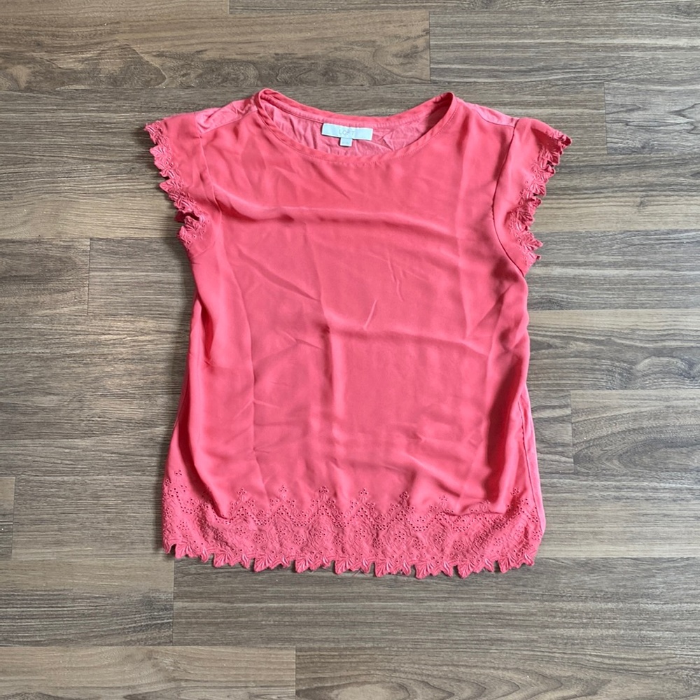 Loft Short Sleeve Blouse